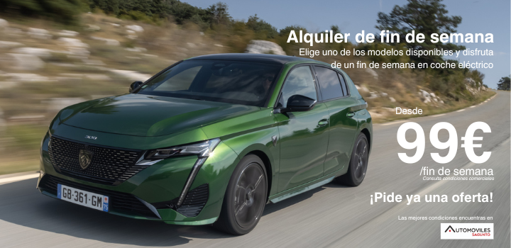 Alquiler de Vehículos Eléctrico y Híbridos en Sagunto - Peugeot 308 PlugIn Hybrid